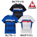 【ネコポス送料無料】lecoqsportifルコックスポルティフテニスメンズグラデーションゲームシャツユニフォームシャツトップス半袖速乾QTMXJA03