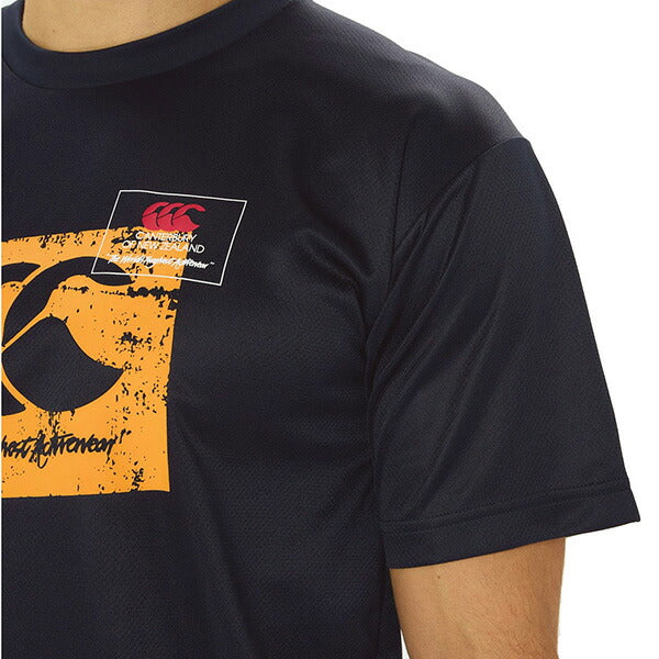 【ネコポス送料無料】カンタベリーcanterburyフレックスクールコントロールTシャツRA325146ラグビー吸汗速乾半袖メンズ