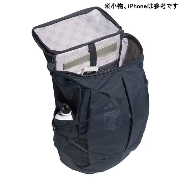 アディダスadidasサッカー日本代表2026ホームOPSYSTバックパックRK572-KB8102リュックサック代表エンブレム付きネイビー