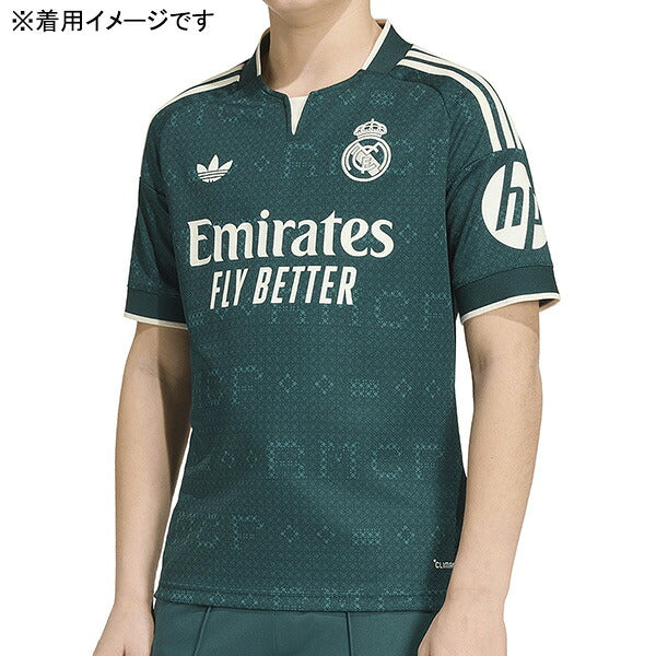 レアルマドリードジュニアRMD2026-27レプリカアウェイユニフォーム半袖RP592-KC3991サッカーグリーン子供用アディダスadidas