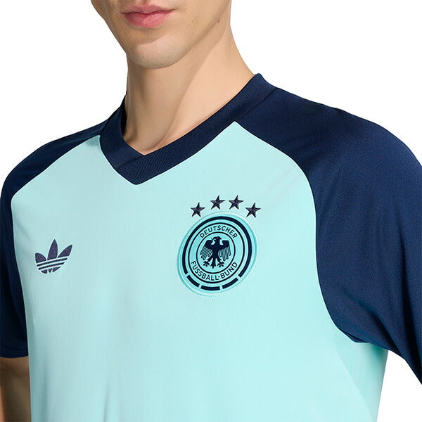 ドイツ代表GER2026アウェイプレマッチジャージRW223-JZ4578サッカー半袖ブルーアディダスadidas