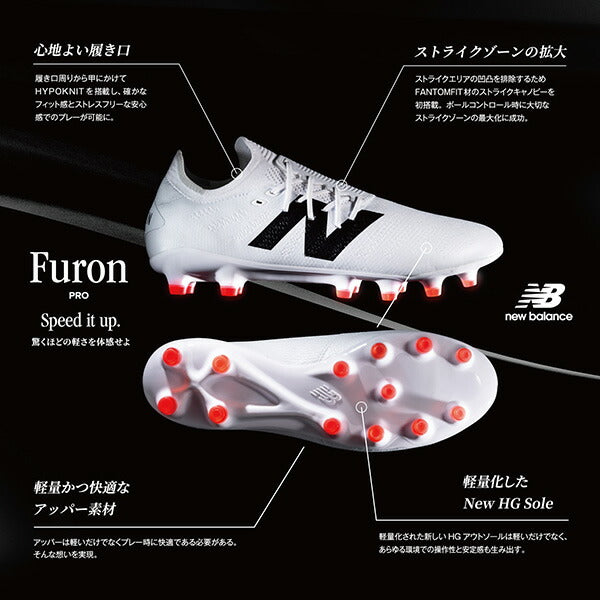 【ショップ限定エントリーでさらに+9倍】FURONPROHGニューバランスNewBalanceSF1HB75-Dブラックサッカースパイク