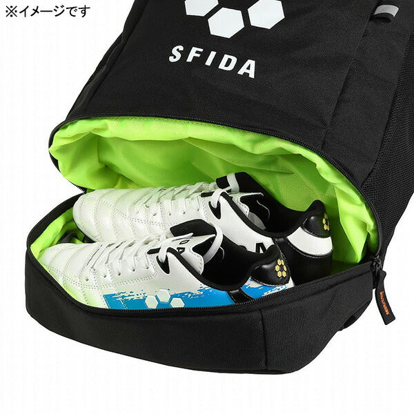 【ショップ限定エントリーでさらに+9倍】スフィーダSFIDAジュニアフットボールバックパックJRSH25B12JRサッカーフットサルリュックサックシューズボール収納可練習子供用