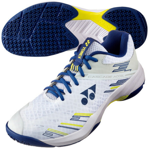 ヨネックスYONEXバドミントンシューズパワークッションカスケードアクセルSHBCA1-100バドシューズ3Eホワイト