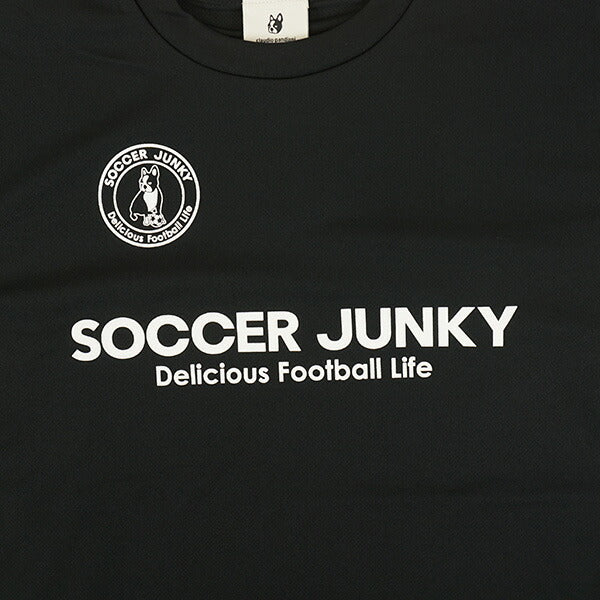 【ネコポス送料無料】サッカージャンキーSoccerJunkyプラTEESTロゴSJ25A30サッカーフットサルプラクティスシャツ半袖練習着メンズ