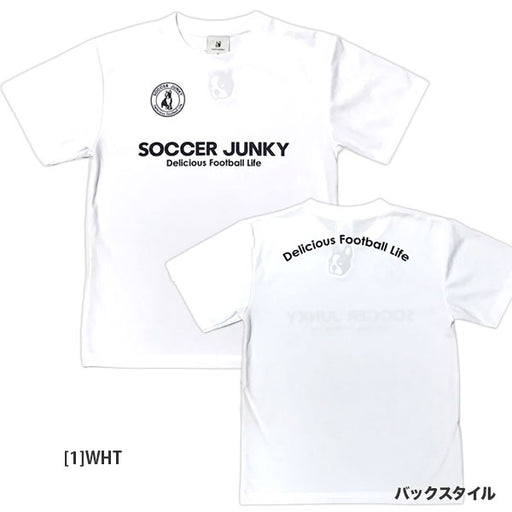 【ネコポス対応可】サッカージャンキーsoccerjunkyジュニアSTロゴプラTSJ25A30Kサッカーフットサル半袖プラクティスシャツ子供用