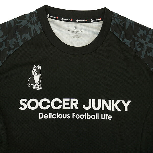 【ネコポス送料無料】サッカージャンキーSoccerJunkyフルールドゥリロングスリーブワークアウトシャツSJ25D04サッカーフットサル長袖練習着メンズ