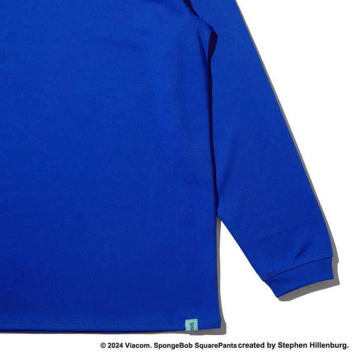 【ショップ限定エントリーでさらに+9倍】SPALDINGスポルディングジュニアロングTシャツ長袖ロングスリーブTシャツスポンジボブビッグフェイスSJT24169S