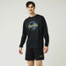 【ショップ限定エントリーでさらに+9倍】スポルディングSPALDINGバスケットボールメンズ長袖シャツロングTシャツロングスリーブポルカドットカモボールプリントSMT24110