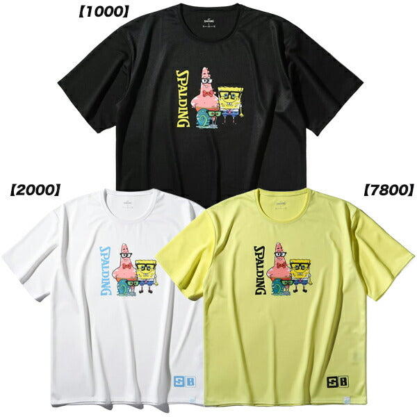 【ショップ限定エントリーでさらに+9倍】スポルディングSPALDINGバスケットボールTシャツスポンジ・ボブドレスアップSMT25146S