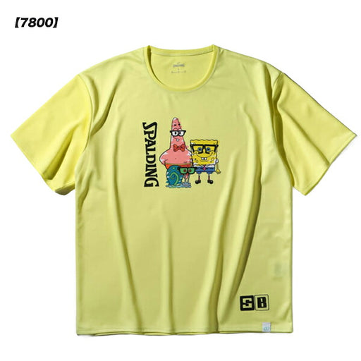 【ショップ限定エントリーでさらに+9倍】スポルディングSPALDINGバスケットボールTシャツスポンジ・ボブドレスアップSMT25146S
