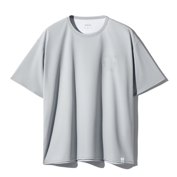 【ネコポス送料無料】スポルティングSPALDINGバスケットボールゲームシャツメンズレディースTシャツ半袖シャドウズオンコートバックSMT26007
