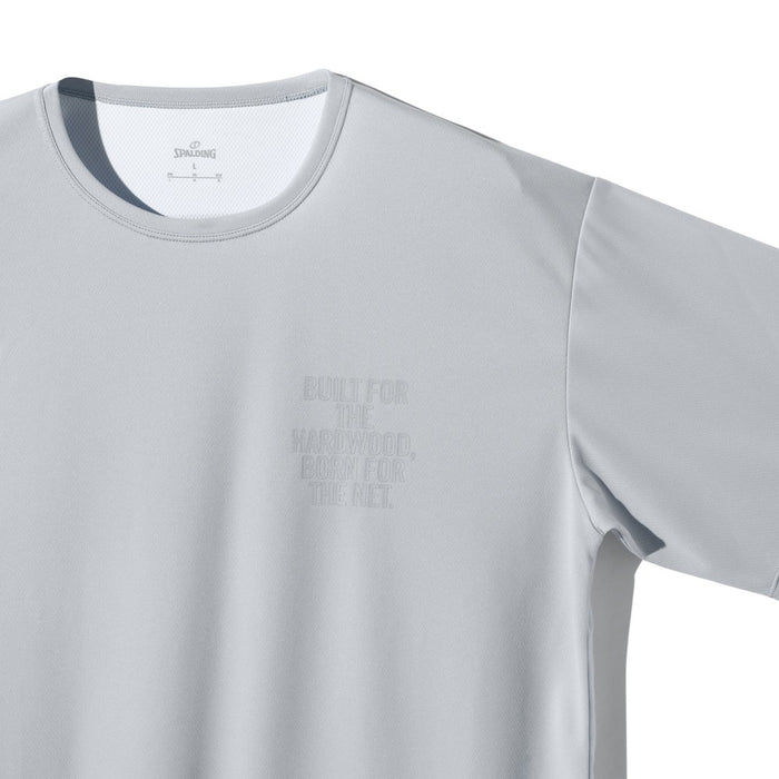 【ネコポス送料無料】スポルティングSPALDINGバスケットボールゲームシャツメンズレディースTシャツ半袖シャドウズオンコートバックSMT26007
