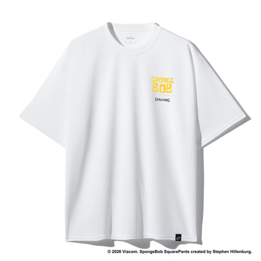 【ネコポス送料無料】スポルティングSPALDINGバスケットボールゲームシャツメンズレディースTシャツ半袖スポンジ･ボブカートゥーンSMT26033S