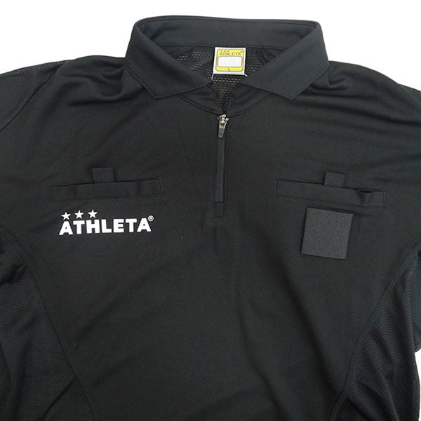 【上下セット】アスレタATHLETAサッカーレフェリーウェアSP-150SP-151審判レフリー半袖シャツパンツセット