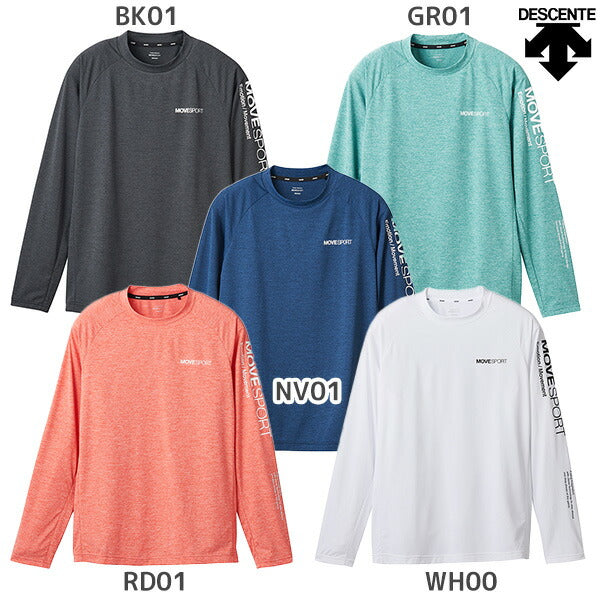 【ネコポス送料無料】デサントDESCENTEロングTシャツメンズTOUGHロングスリーブ24FWST4FLT01M
