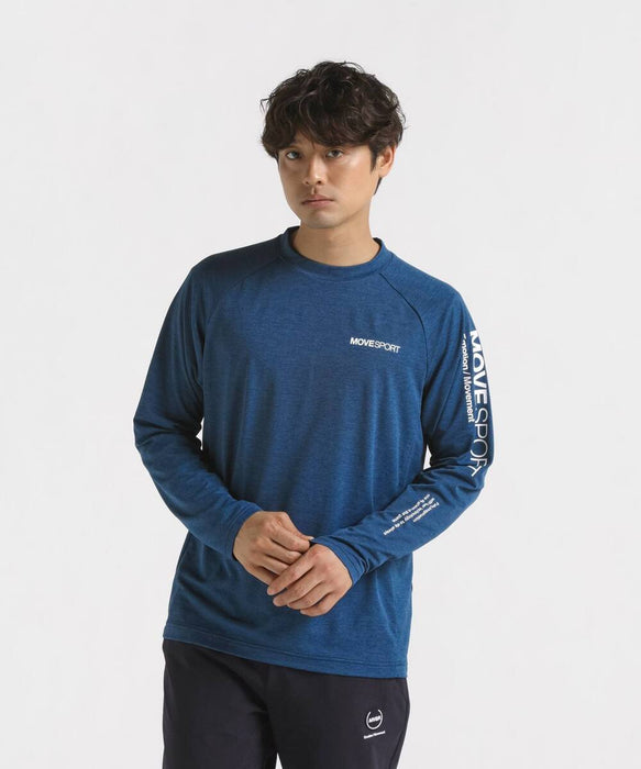 【ネコポス送料無料】デサントDESCENTEロングTシャツメンズTOUGHロングスリーブ24FWST4FLT01M