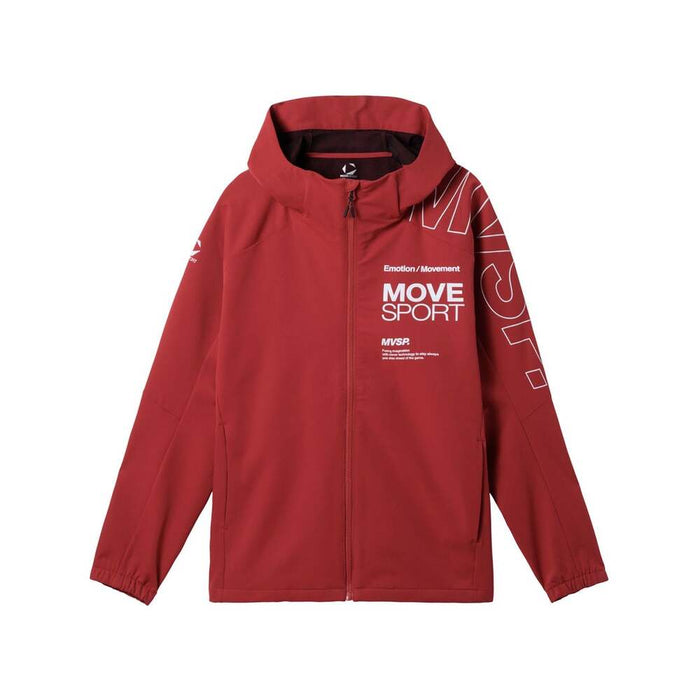 デサントDESCENTEMOVESPORTムーブスポーツメンズ石川祐希選手着用ACTIVESUITSHEATNAVIソフトシェルフーディー長袖25FWST5FJK22M