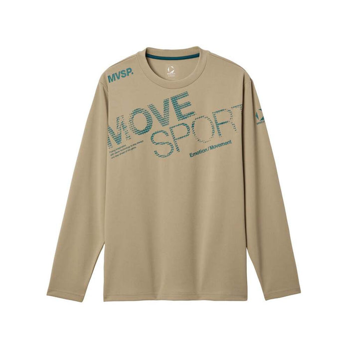 【ネコポス送料無料】デサントDESCENTEMOVESPORTムーブスポーツメンズドライメッシュビックロゴ長袖シャツロングTシャツ25FWST5FLT00M