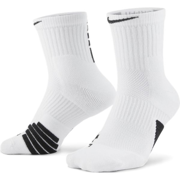 【ショップ限定エントリーでさらに+9倍】ナイキNIKEエリートミッドソックスSX7625-100靴下バスケットボール練習試合ホワイト