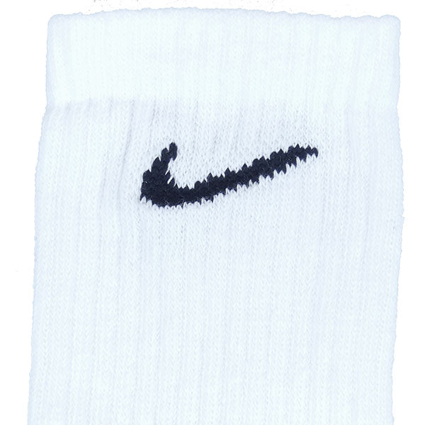 ナイキNIKE3PエブリデイクッションクルーソックスSX7664-100サッカーフットサルストッキングショートソックスメンズ3足組25-27cm27-29cm