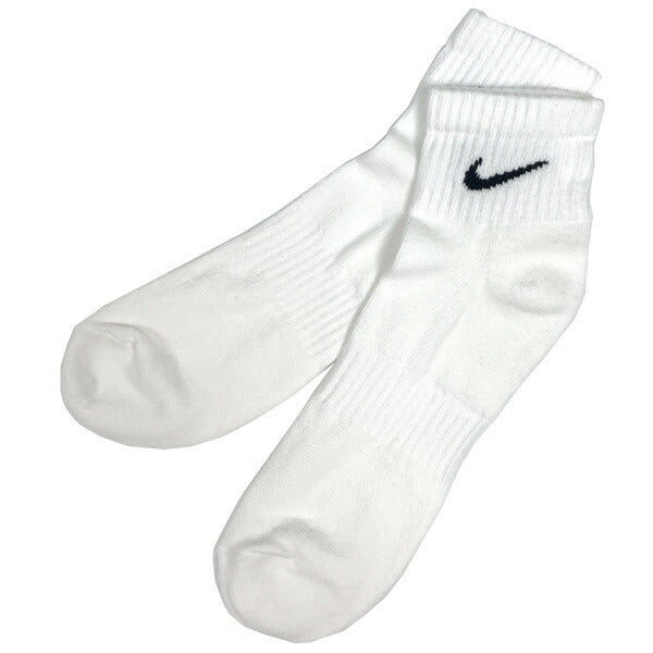 【ショップ限定エントリーでさらに+9倍】ナイキNIKE3PエブリデイクッションクウォーターソックスSX7667-100靴下スポーツソックスホワイト