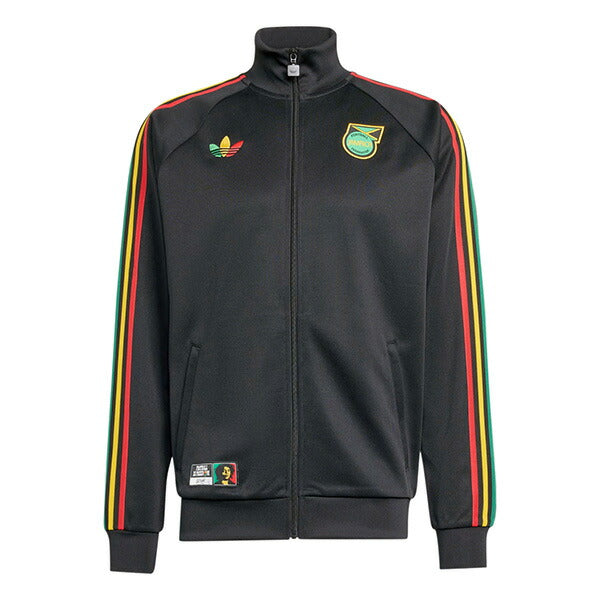 ジャマイカ代表JAM×ボブ・マーリーオリジナルストラックトップTC296-JY5225サッカージャージジャケットブラックアディダスadidas