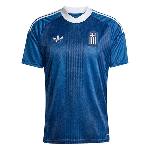 ギリシャ代表GRC2026レプリカアウェイユニフォーム半袖TC915-KF3547サッカーブルーネイビーアディダスadidas