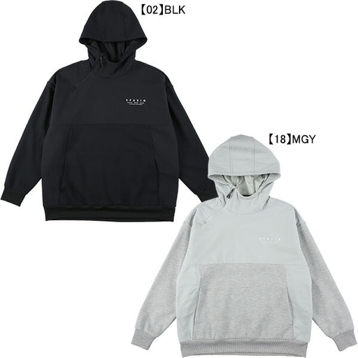 スパッツィオspazioジュニアオーバーサイズP/OベンチレーションフーディTP-0635サッカーフットサルスウェットパーカー裏メッシュプルオーバー子供用