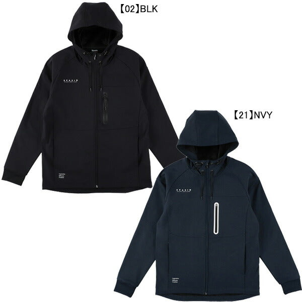 スパッツィオSpazio裏起毛裏シャギーボンディングジップアップパーカーTP-0639サッカーフットサルトレーニングジャケット防寒メンズ