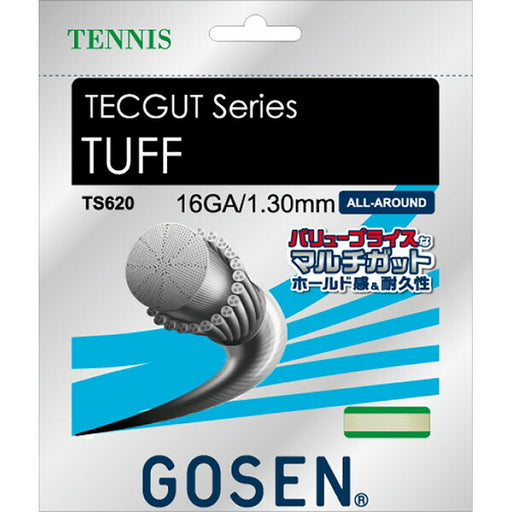 【ネコポス対応可】ゴーセンGOSENテニスガットテックガットタフ16TUFF16硬式テニスTS620