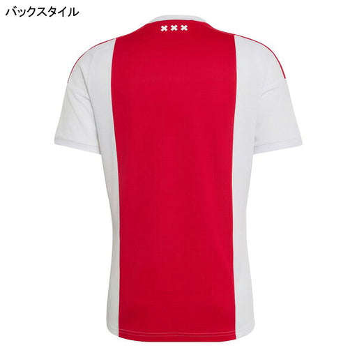 アヤックスAJX2026-27レプリカホームユニフォーム半袖TV032-JZ4694サッカーホワイトレッドアディダスadidas