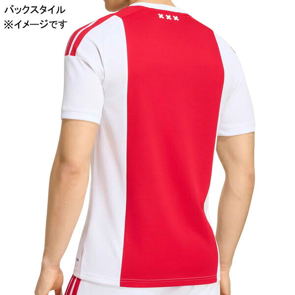 アヤックスAJX2026-27レプリカホームユニフォーム半袖TV032-JZ4694サッカーホワイトレッドアディダスadidas