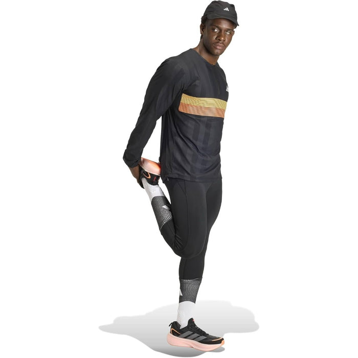 アディダスadidasメンズランニングスポーツタイツランエッセンシャルズTighTW805-JY5495