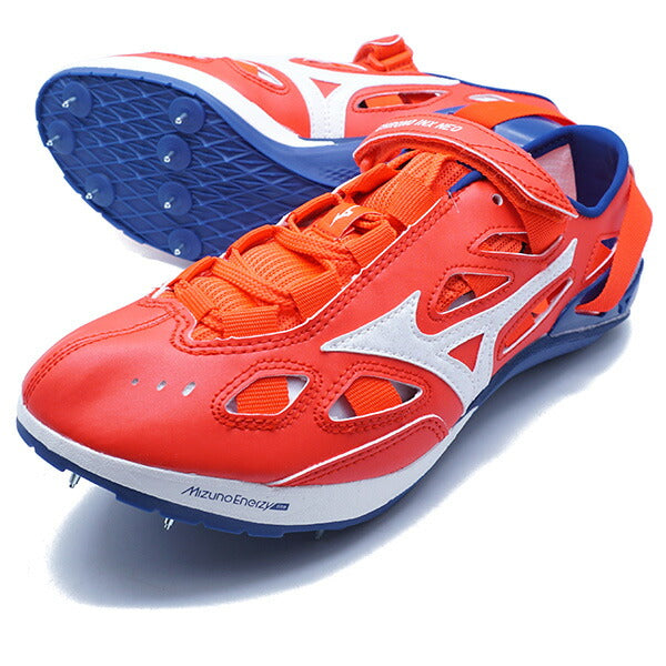 クロノインクスNEOミズノmizunoU1GA2501-12レッド陸上スパイク短距離ハードル