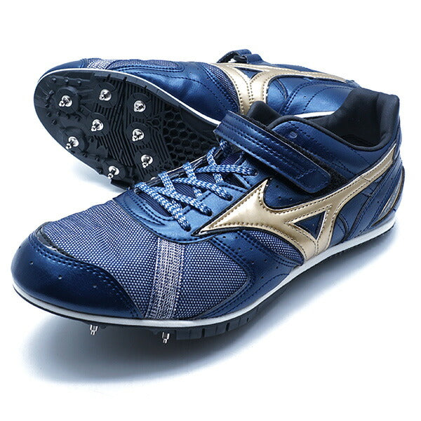 フィールドジオLJJAPANミズノmizunoU1GA2540-01ネイビー陸上スパイク走幅跳