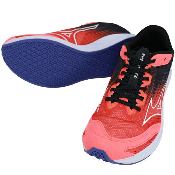 【ショップ限定エントリーでさらに+9倍】ミズノMIZUNOメンズランニングシューズDUELFLASH2デュエルフラッシュ2マラソンジョギングピンクU1GD2560-01