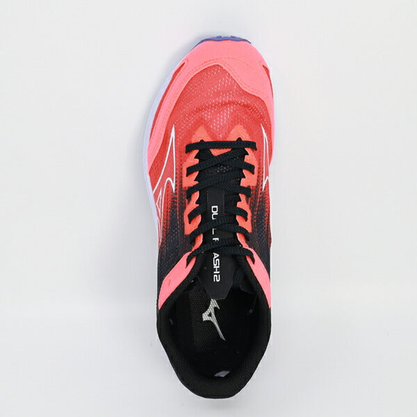 ミズノMIZUNOメンズランニングシューズDUELFLASH2デュエルフラッシュ2マラソンジョギングピンクU1GD2560-01