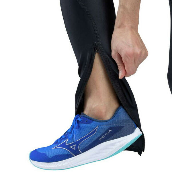 【ネコポス送料無料】ミズノMIZUNOメンズレディース陸上競技MCラインロングタイツストレッチタイツU2MBB552マラソンジョギングジムトレーニング