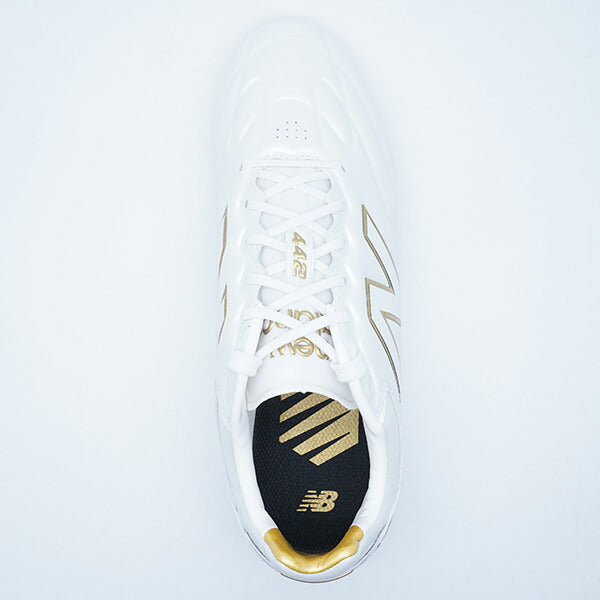 442ELITEFG2EニューバランスNewBalanceU41F2RH2Eホワイトゴールドサッカースパイク天然芝