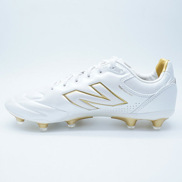 442ELITEFGDニューバランスNewBalanceU41F2RHDホワイトゴールドサッカースパイク天然芝