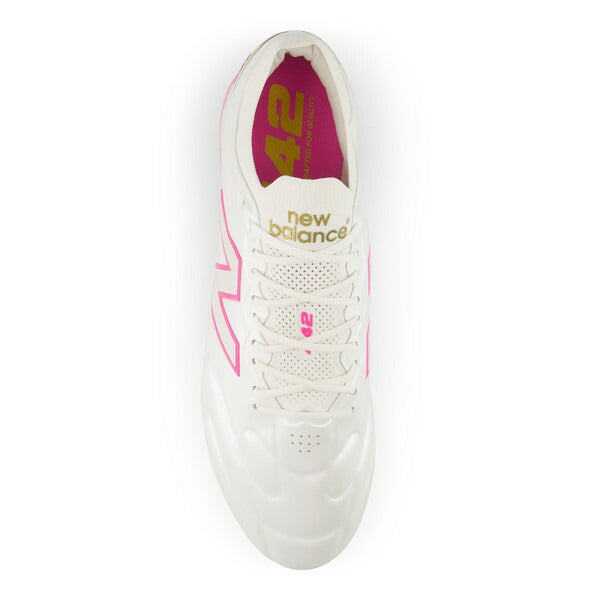442EliteKnitHG/AGV3ニューバランスNewBalanceU41HM68I-2Eホワイトピンクサッカースパイク
