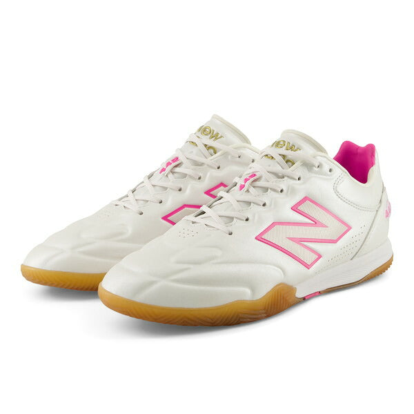 442EliteINV3DニューバランスNewBalanceU41I3K7Dホワイトピンクフットサルシューズインドア室内用