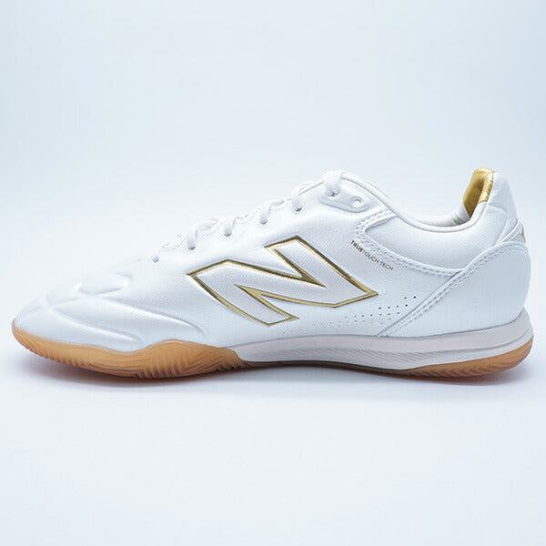 442ELITEIN2EニューバランスNewBalanceU41I6X02Eホワイトゴールドフットサルシューズインドア室内用