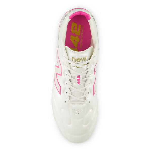 442EliteTFV3ニューバランスNewBalanceU41T3BE-2Eホワイトピンクサッカートレーニングシューズ