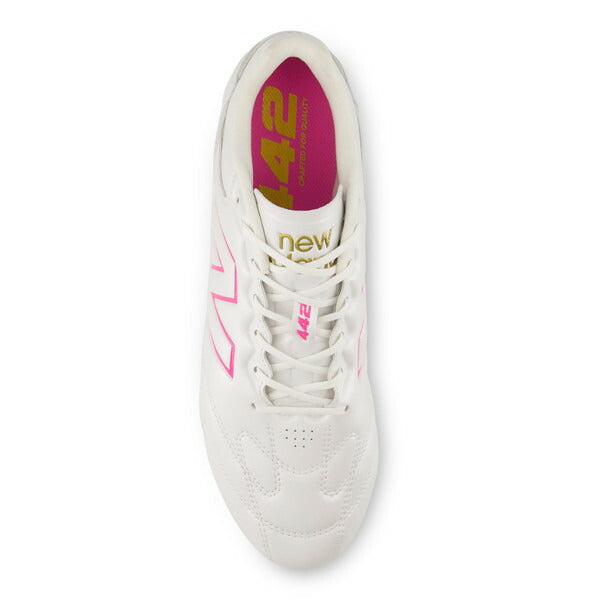 442ProHG/AGV3ニューバランスNewBalanceU42H5TE-Dホワイトピンクサッカースパイク