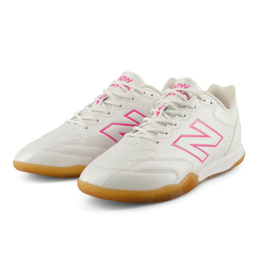 442TeamINV3ニューバランスNewBalanceU43I2Q0-2Eホワイトピンクフットサルシューズインドア室内用