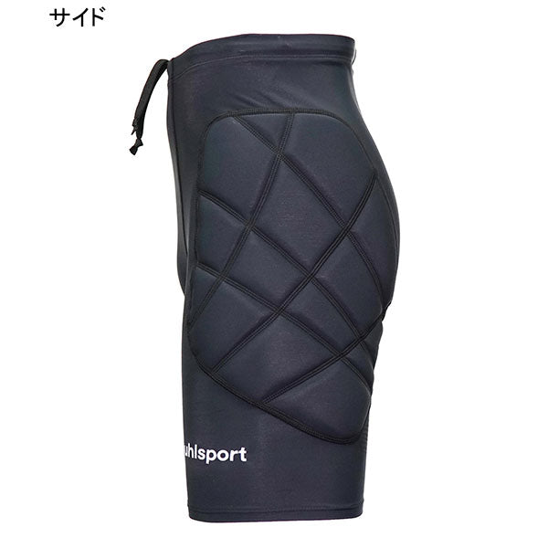 【ショップ限定エントリーでさらに+9倍】【送料無料】ウールシュポルトuhlsportGKインナースパッツU91711サッカーフットサルパッド付コンプレッションブラック