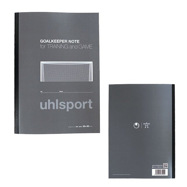 ウールシュポルトサッカーゴールキーパーノート練習記録ノートuhlsportU91911ゴールキーパーアクセサリー