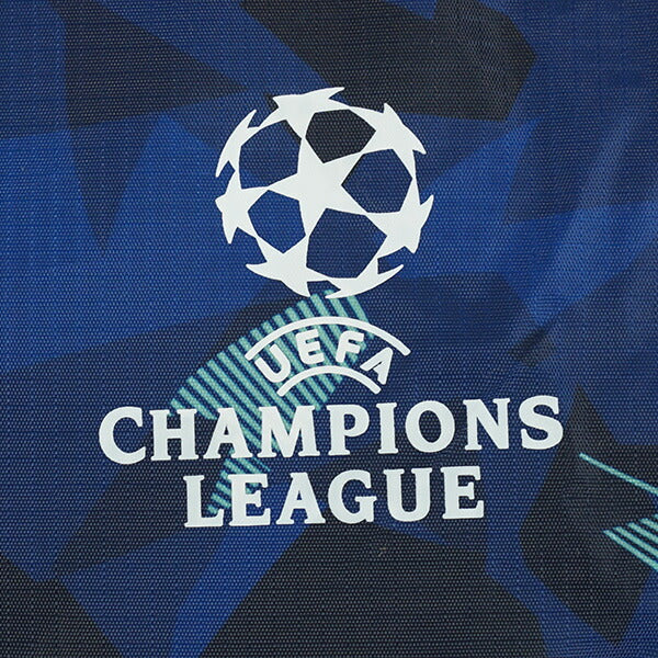 【ネコポス対応可】UEFAチャンピオンズリーグオフィシャルジムバッグ42×33.5cmUEFA-GYMBAG-PTサッカーナップサック小物シューズ着替えネイビー